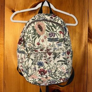 floral backpack!